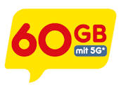 Teaser Tarife 30 GB 5G Netzabdeckung Sprechblase | NettoKOM Tarife